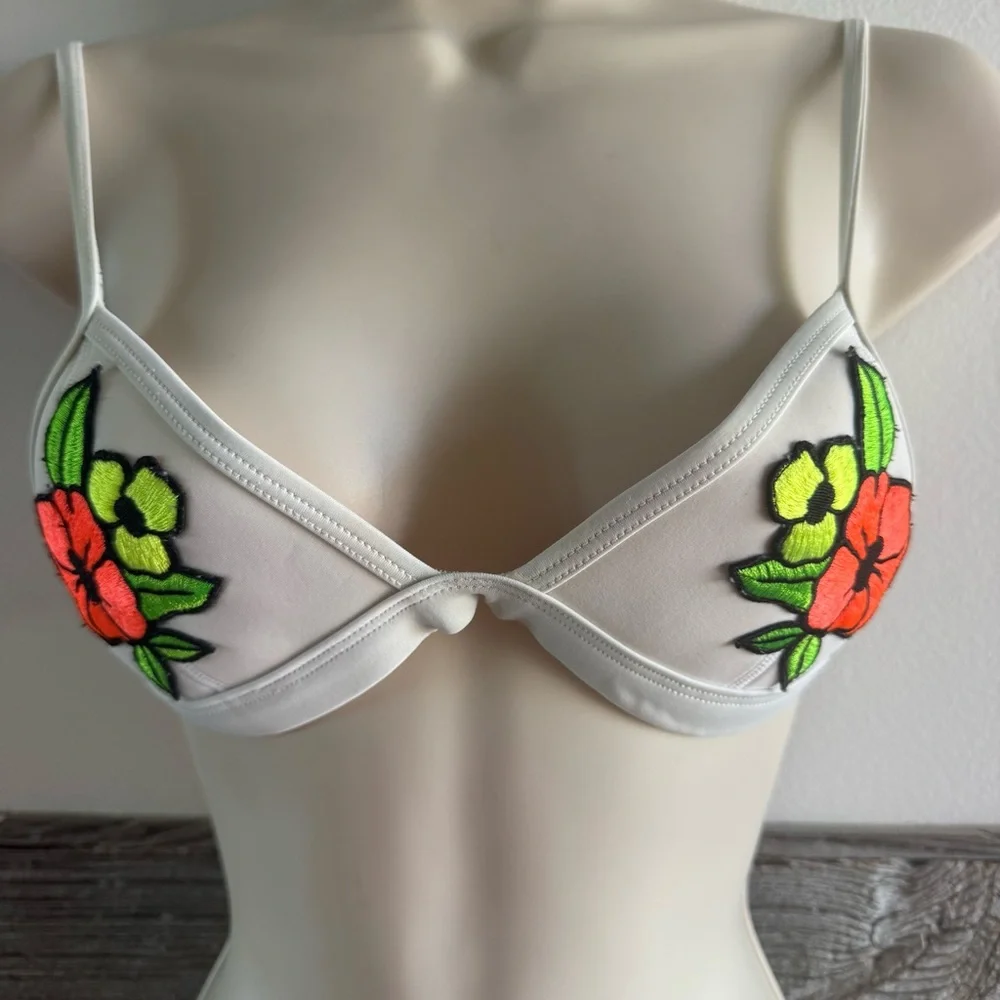 TRIANGL neoprene bikini swim top Size XS
